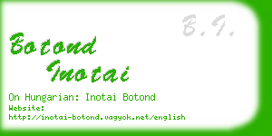 botond inotai business card